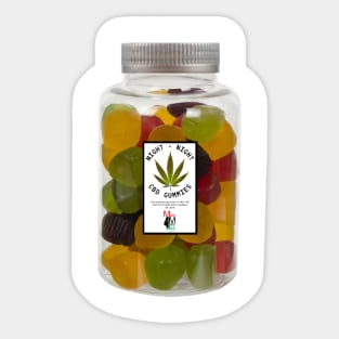 Night Night CBD Gummies Sticker